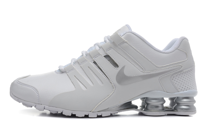 Nike Shox Current white silver men (2)